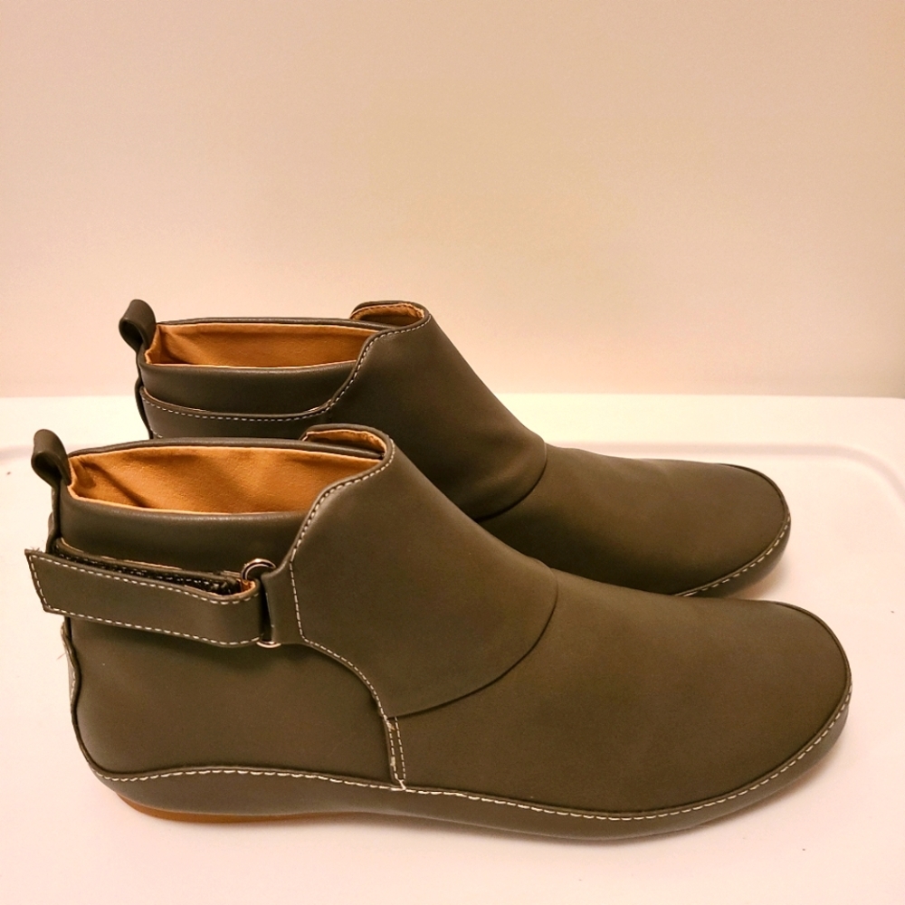Grey booties